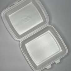 Ланч бокс без ділення НР-1, білий, 236х197х73