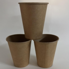 Стакан картонний крафт, 175мл, 50 шт