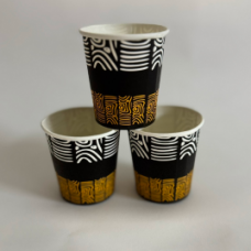 Стакан картонний 110мл в асортименті, упаковка 50шт 